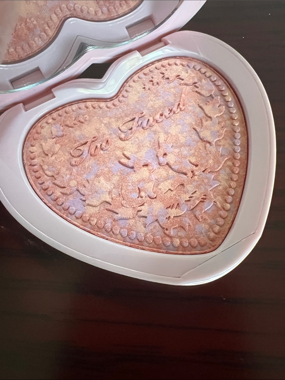 Too Faced Love Flush Blush Compact in Funfetti & Brush - Picture 3 of 5